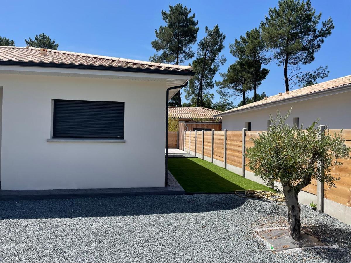 Maison Moderne Avec Piscine Chauffee Lacanau Exterior foto